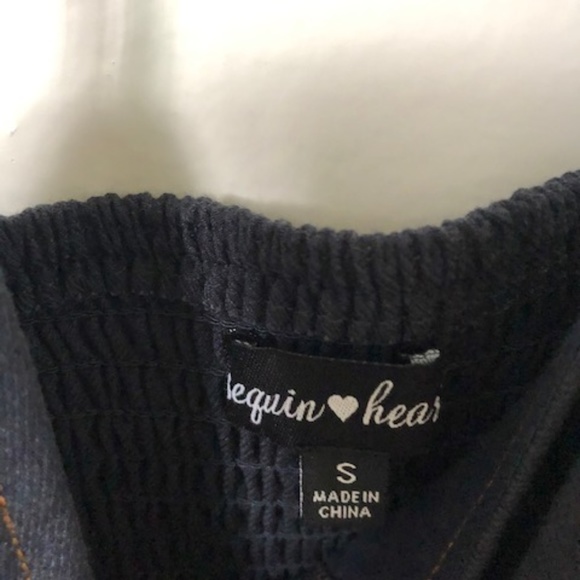 Button Down Jean Stretch Dress - Picture 2 of 3